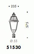 ---korona1pl-opr.osw.zewn.d55 150W grafit satyna